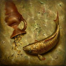 Схема вышивки «карп»