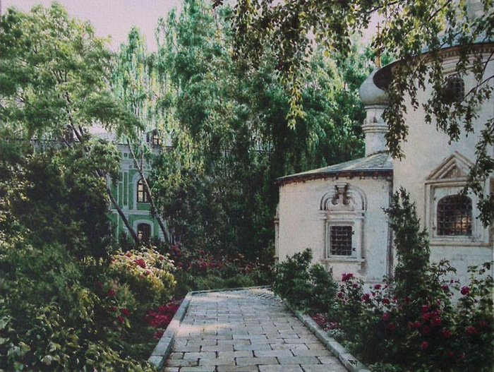 серия"населёные пейзажы" - пейзаж.город.поселок - оригинал