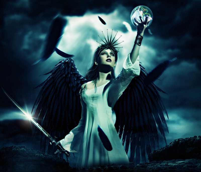 ангел мести - девушка, миф - оригинал