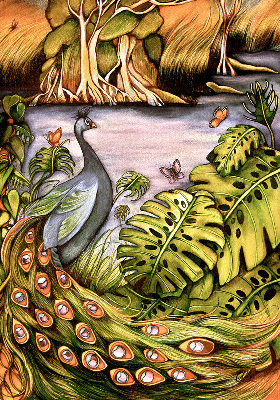 павлин - оригинал