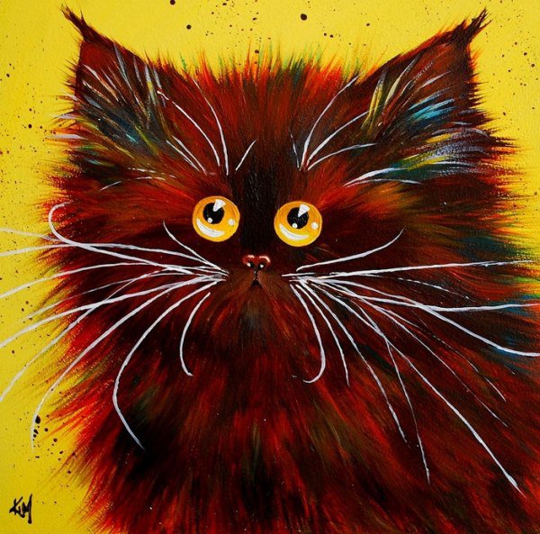 Рыжик. Коты от Ким Хаскинс - солнышко, рыжик, котенок, кот - оригинал