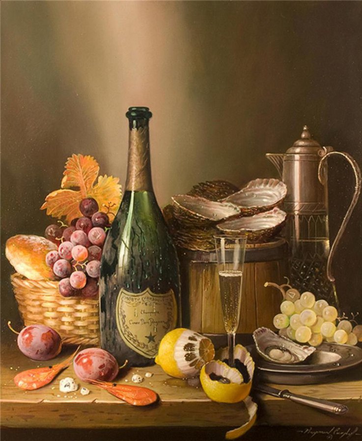 натюрморт с лимоном - натюрморт - оригинал