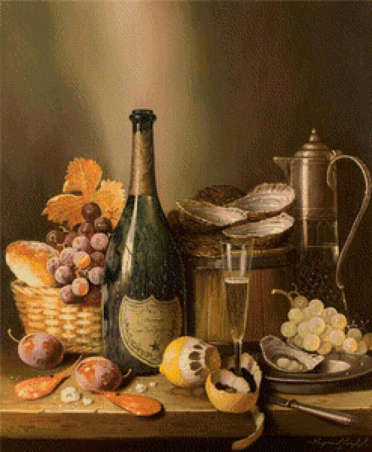 натюрморт с лимоном - натюрморт - предпросмотр