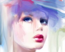 Схема вышивки «Леди»