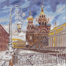Схема вышивки «Виды Санкт Петербурга.»