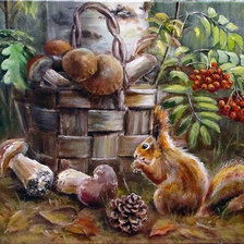 Схема вышивки «осенний натюрморт»