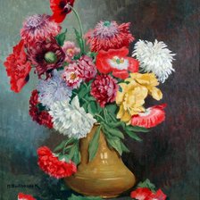 Схема вышивки «букет»