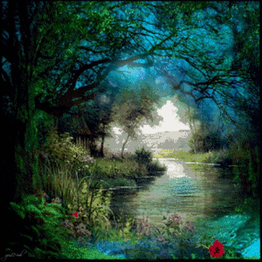 Покой - природа романтика пейзаж - предпросмотр