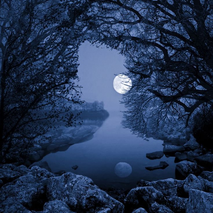 Ночь - ночь романтика пейзаж - оригинал