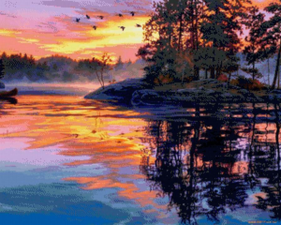 Утро - пейзаж, природа - предпросмотр