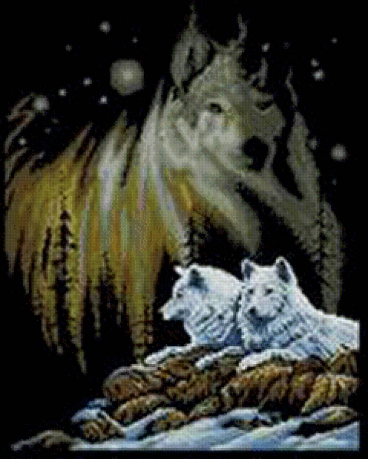 серия "волки" - животные. волки - предпросмотр