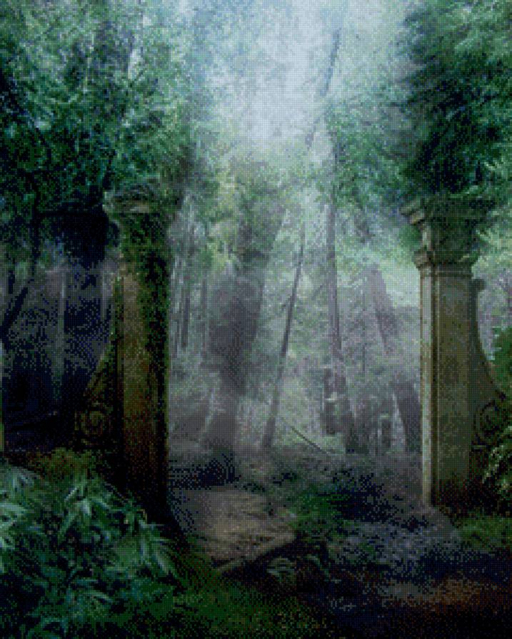 Дымка - пейзаж природа туман - предпросмотр