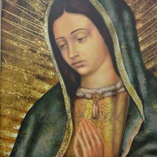 Схема вышивки «virgen de Guadalupe»