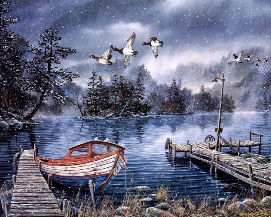 Серия Охота - пейзаж, природа - оригинал