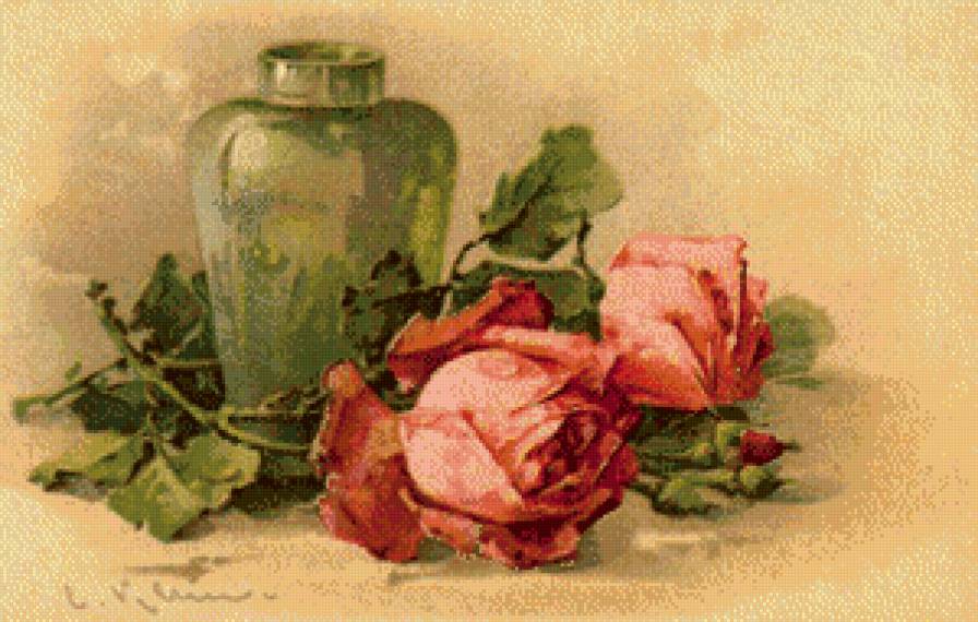 роза - праздник, букет, розы, открытка - предпросмотр