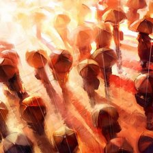 Схема вышивки «parasole jesienne»