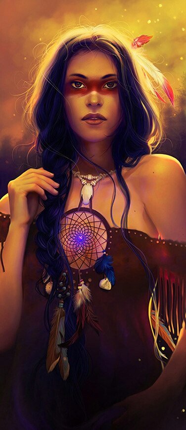 Шаман - магия, шаман, девушка - оригинал