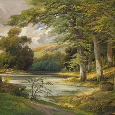 Схема вышивки «Пейзаж»