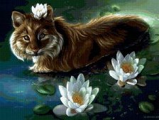 Схема вышивки «на реке»