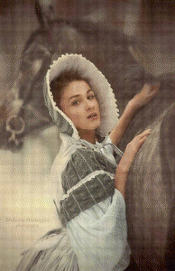 серия ,,женщины" - женщина.конь - предпросмотр