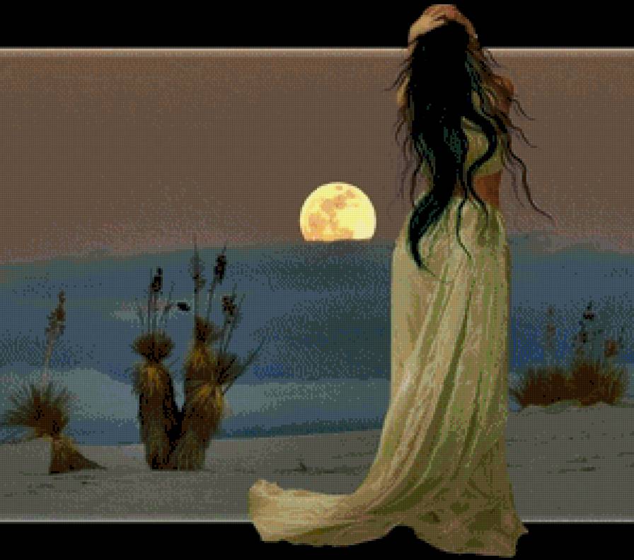 девушка - картина - предпросмотр