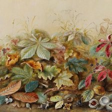 Схема вышивки «Jesienne liscie»