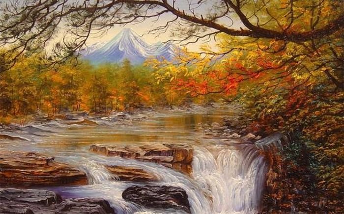 Jesien - pejzaz, woda, jesien - оригинал