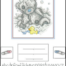 Схема вышивки «Мишка Тедди»