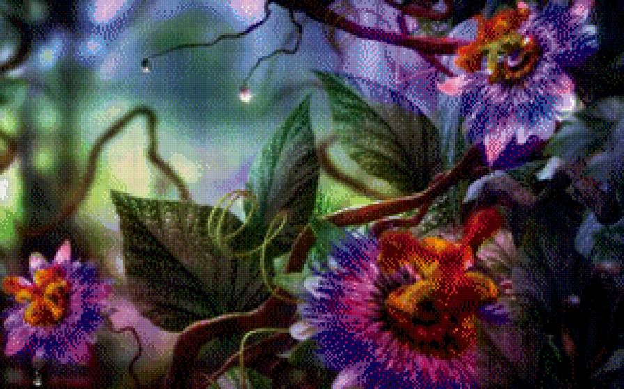 сказочные цветы - сказка цветы лес - предпросмотр