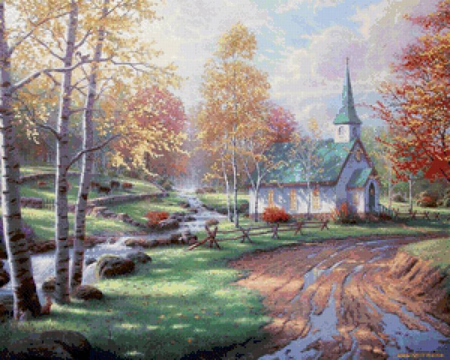 Часовня - пейзаж, природа - предпросмотр