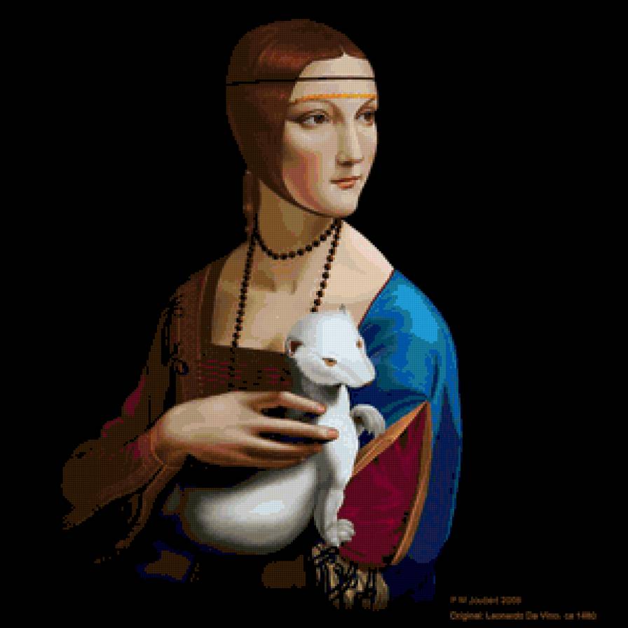 Дама с горностаем - картина, леонардо да винчи, искусство - предпросмотр