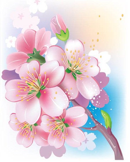 весеннее цветение - оригинал