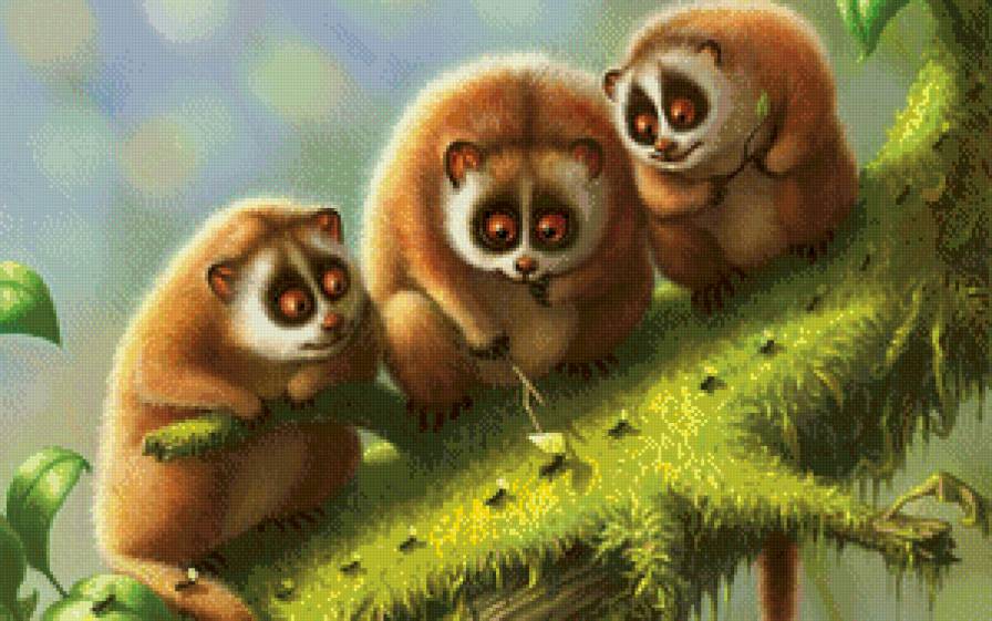 Муравьи - муравьи, лес, веточка, детские, коаллы, природа, панды - предпросмотр