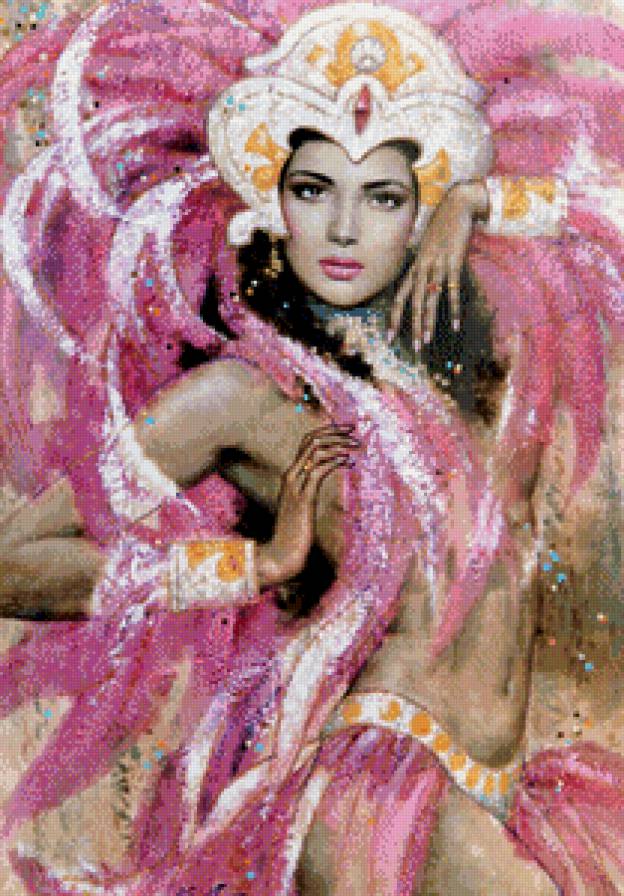 танцовщица на карнавале - карнавал, красавица, женщина, бразилия, девушка, танцовщица - предпросмотр