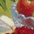 Предпросмотр схемы вышивки «натюрморт яблоки пионы» (№643001)