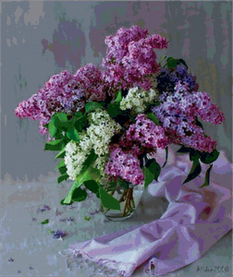 букет сирени - предпросмотр