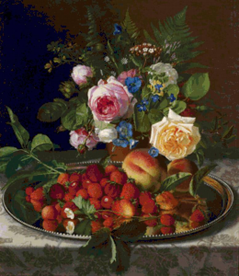 натюрморт - живопись, натюрморт, фрукты, картины - предпросмотр