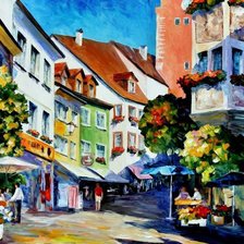 Схема вышивки «солнечный город»