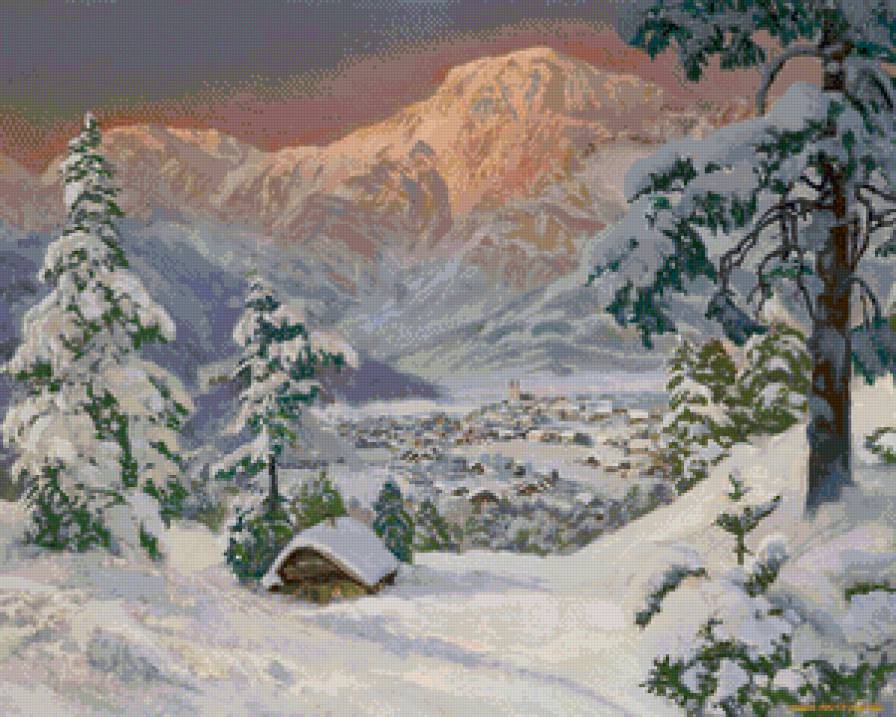 Горный пейзаж - пейзаж, природа - предпросмотр