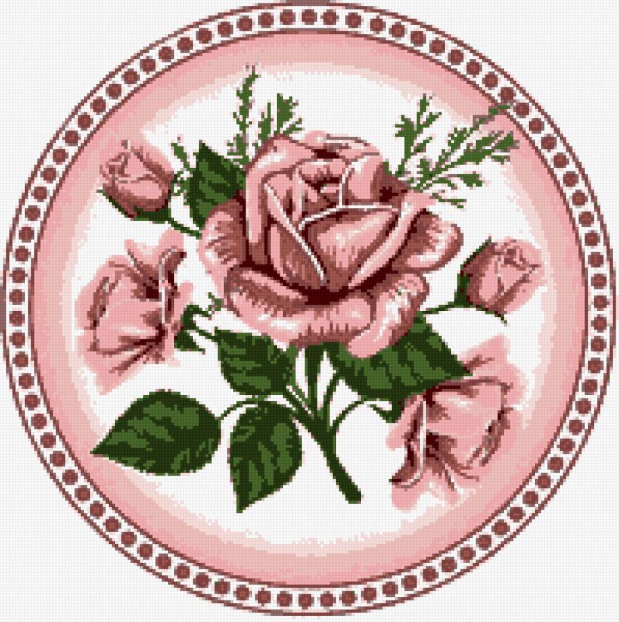 Подушка "Роза" - роза, цветы, подушка - предпросмотр