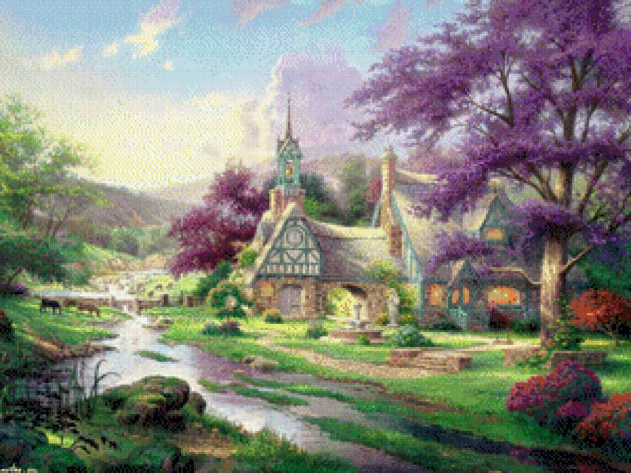 сказочный пейзаж - пейзаж - предпросмотр