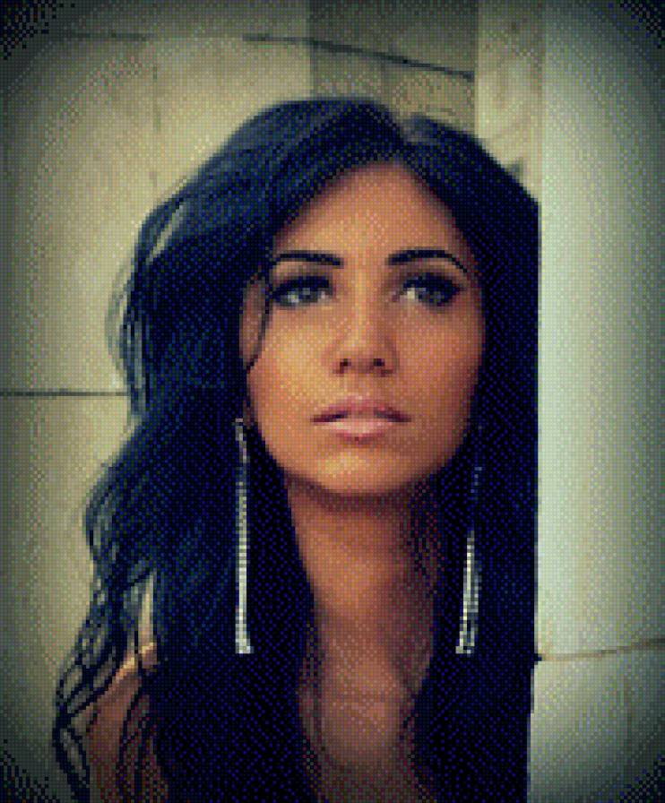 Брюнетка - красота, взгляд, брюнетка, девушка - предпросмотр