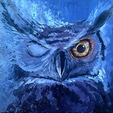 Схема вышивки «Сова»