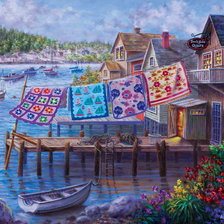 Схема вышивки «al lago»