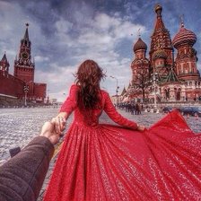 Схема вышивки «Следуй за мной. Москва.»
