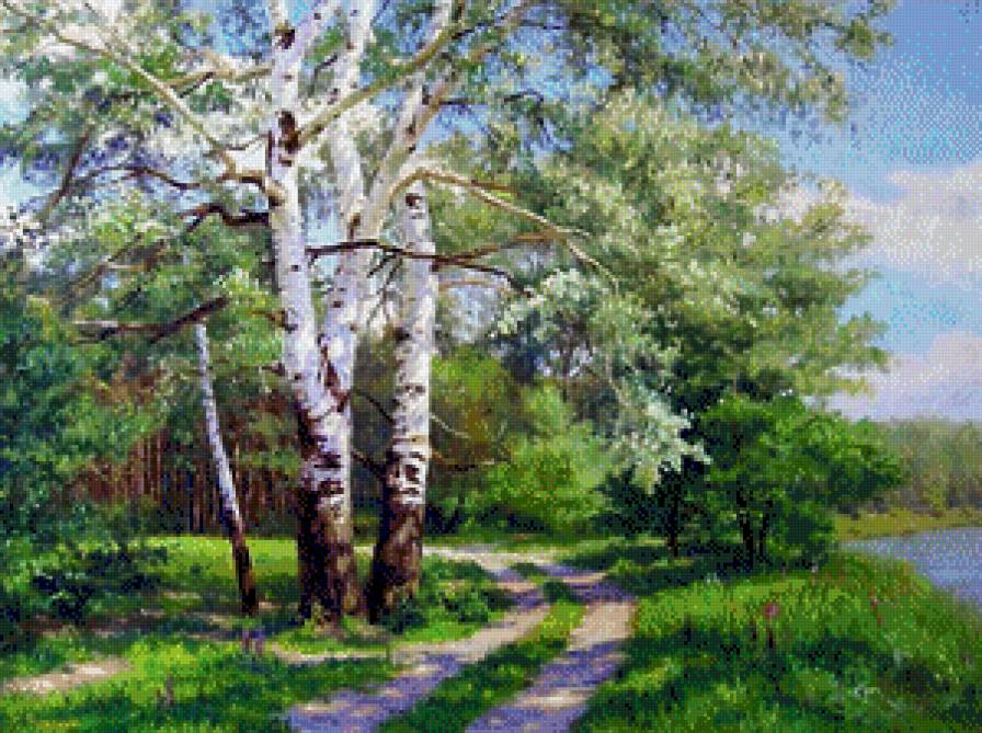 лето - пейзаж - предпросмотр