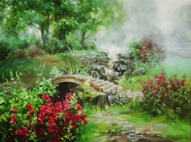 Dmitrij Strelkow - most, pejzaz - оригинал