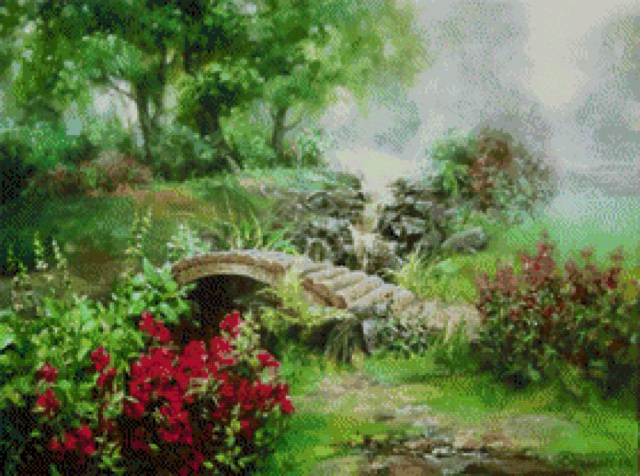 Dmitrij Strelkow - pejzaz, most - предпросмотр