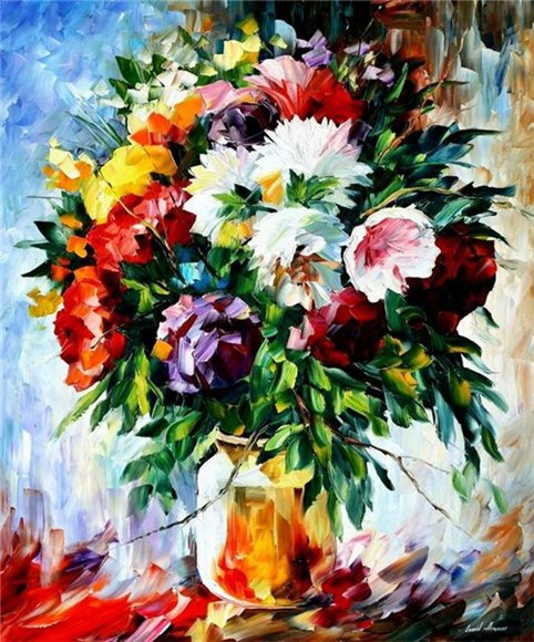 по картине Леонида Афремова - оригинал