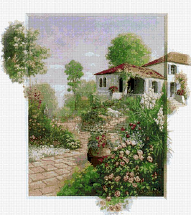 Цветущий сад - природа - предпросмотр